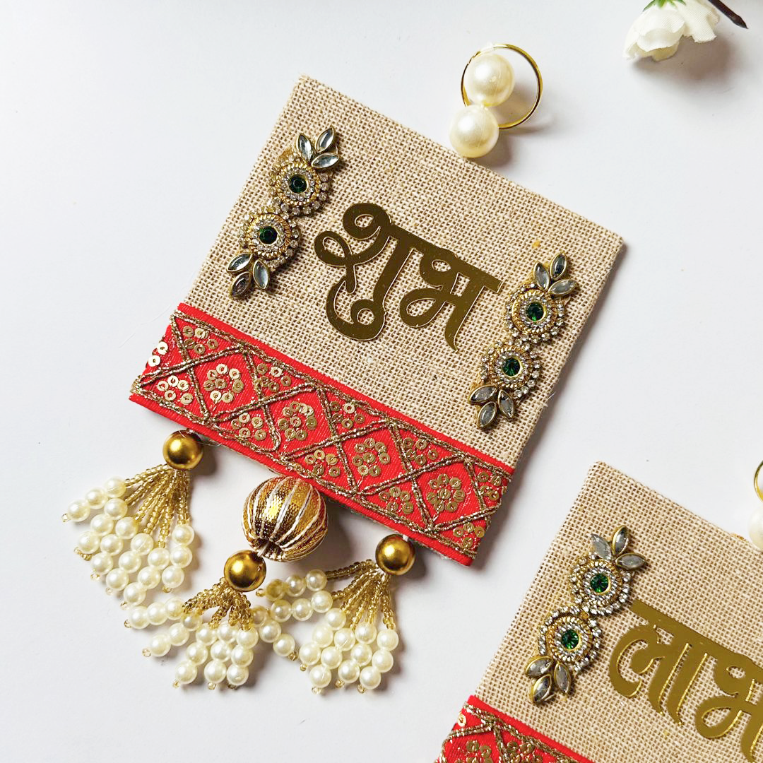 Traditional “Shubh Labh” Wall Hanging