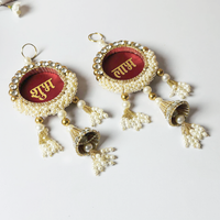 Royal Red Velvet “Shubh Labh” Hanging